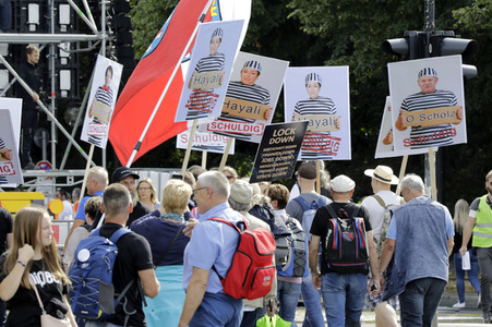 Corona-Demonstrationen in Berlin