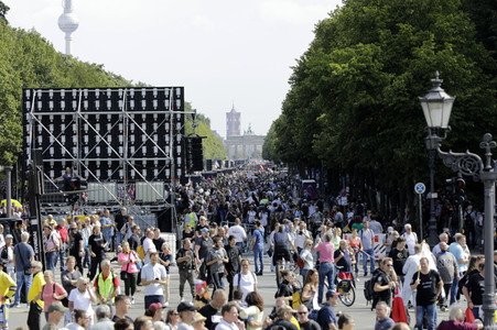 Corona-Demonstrationen in Berlin