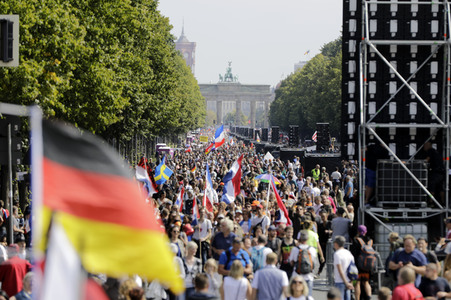 Corona-Demonstrationen in Berlin