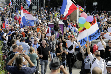 Corona-Demonstrationen in Berlin
