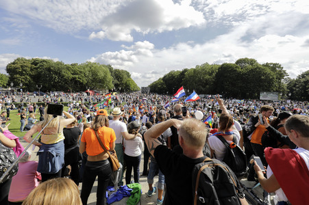 Corona-Demonstrationen in Berlin