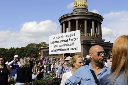 Corona-Demonstrationen in Berlin