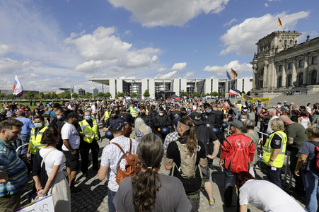 Corona-Demonstrationen in Berlin