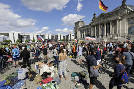 Corona-Demonstrationen in Berlin