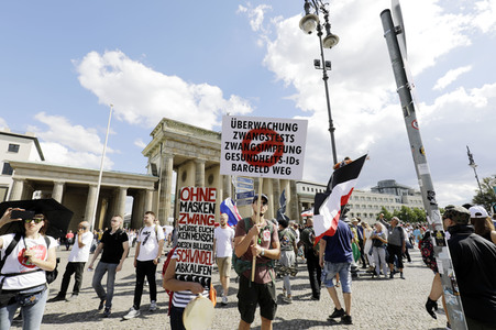 Corona-Demonstrationen in Berlin