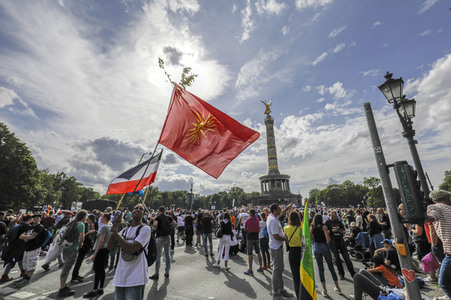 Corona-Demonstrationen in Berlin