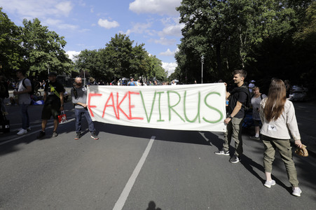 Corona-Demonstrationen in Berlin