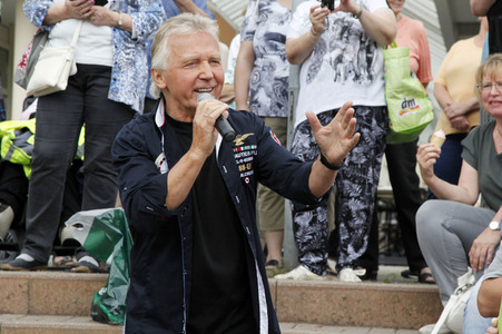 Hartmut Schulze-Gerlach auf den Stadtteilfest in Görlitz