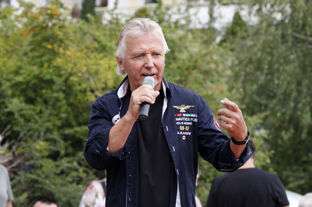 Hartmut Schulze-Gerlach auf den Stadtteilfest in Görlitz