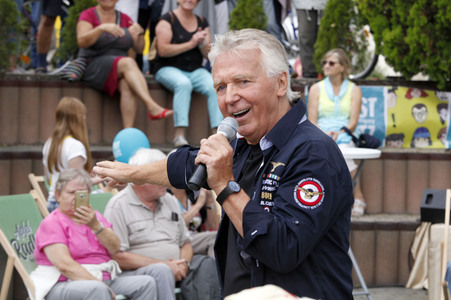 Hartmut Schulze-Gerlach auf den Stadtteilfest in Görlitz