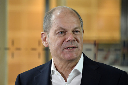Pressestatement von Olaf Scholz zu Corona-Demonstration in Berlin