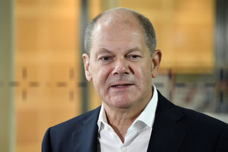 Pressestatement von Olaf Scholz zu Corona-Demonstration in Berlin