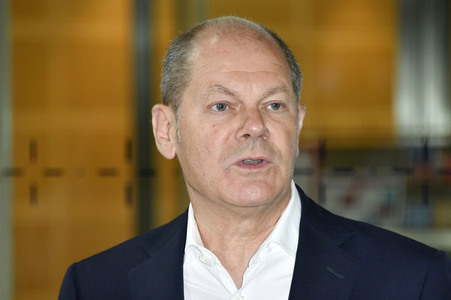 Pressestatement von Olaf Scholz zu Corona-Demonstration in Berlin
