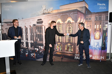 Pressetermin zur Bekanntgabe der Unterschutzstellung des Friedrichstadt-Palastes in Berlin