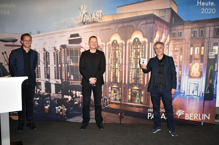 Pressetermin zur Bekanntgabe der Unterschutzstellung des Friedrichstadt-Palastes in Berlin