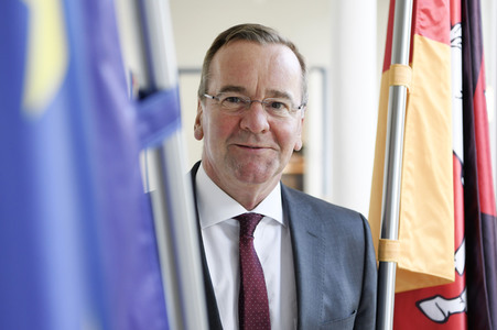 Fototermin mit Boris Pistorius in Hannover