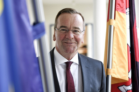 Fototermin mit Boris Pistorius in Hannover