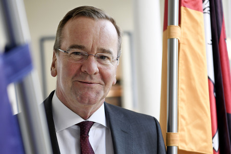 Fototermin mit Boris Pistorius in Hannover