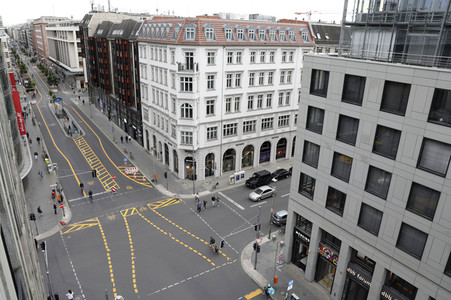 Autofreie Friedrichstraße in Berlin