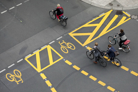 Autofreie Friedrichstraße in Berlin