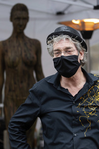 BodyArt Performance von Jörg Düsterwald in Wunstorf