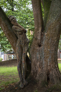 BodyArt Performance von Jörg Düsterwald in Wunstorf