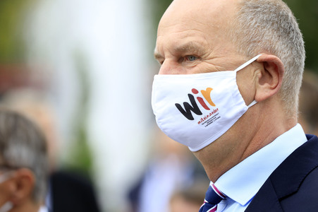 Eröffnung 'Einheits-Expo' in Potsdam