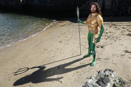 GEEK ART: Aquaman und Nixe / Aquaman and Mermaid Bodypainting