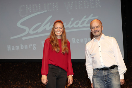 Pressekonferenz im Schmidt Theater in Hamburg
