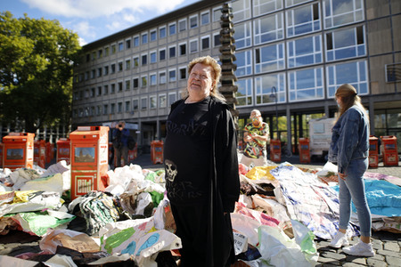 Installation 'Tableau des Vergessens' in Köln