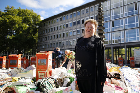 Installation 'Tableau des Vergessens' in Köln