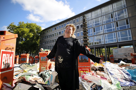 Installation 'Tableau des Vergessens' in Köln