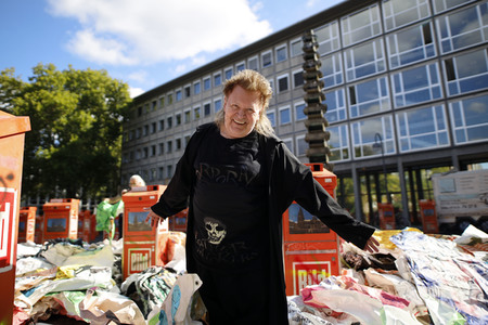 Installation 'Tableau des Vergessens' in Köln