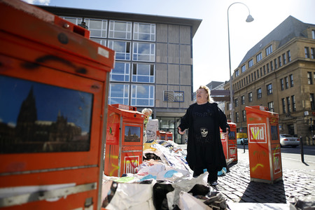 Installation 'Tableau des Vergessens' in Köln