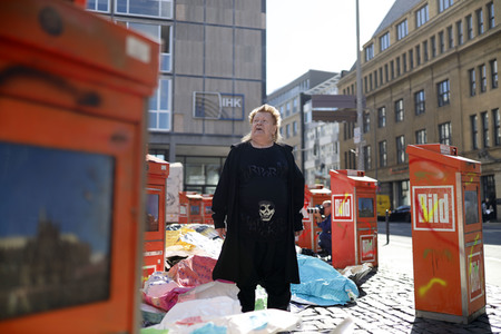 Installation 'Tableau des Vergessens' in Köln