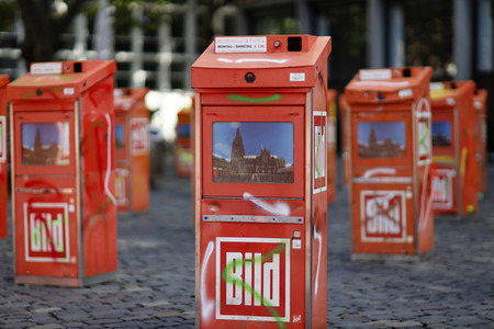 Installation 'Tableau des Vergessens' in Köln