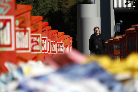 Installation 'Tableau des Vergessens' in Köln