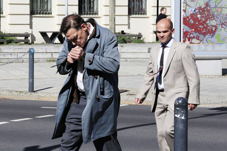 Dreharbeiten zum ARD-Fernsehfilm '3 1/2 Stunden' in Görlitz