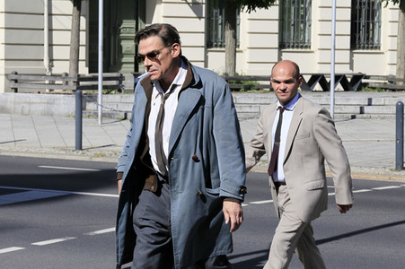 Dreharbeiten zum ARD-Fernsehfilm '3 1/2 Stunden' in Görlitz