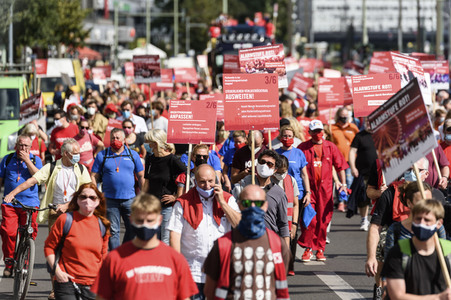 Demostratioin der Kultur-und Veranstaltungsbranche in Berlin
