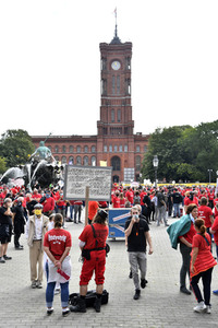 Demostratioin der Kultur-und Veranstaltungsbranche in Berlin