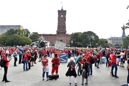Demostratioin der Kultur-und Veranstaltungsbranche in Berlin
