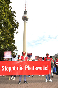 Demostratioin der Kultur-und Veranstaltungsbranche in Berlin