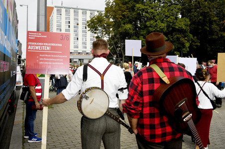 Demostratioin der Kultur-und Veranstaltungsbranche in Berlin