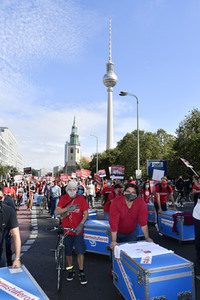 Demostratioin der Kultur-und Veranstaltungsbranche in Berlin
