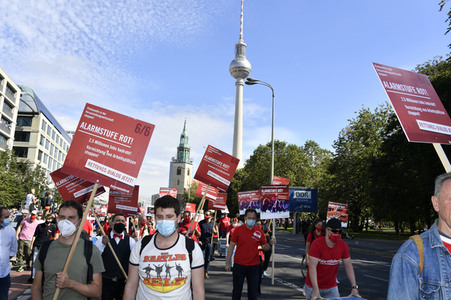 Demostratioin der Kultur-und Veranstaltungsbranche in Berlin