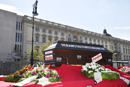 Demostratioin der Kultur-und Veranstaltungsbranche in Berlin