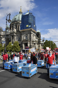 Demostratioin der Kultur-und Veranstaltungsbranche in Berlin