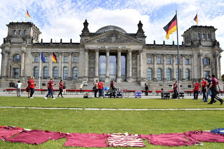 Demostratioin der Kultur-und Veranstaltungsbranche in Berlin