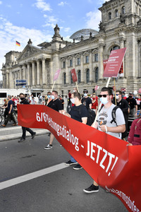 Demostratioin der Kultur-und Veranstaltungsbranche in Berlin